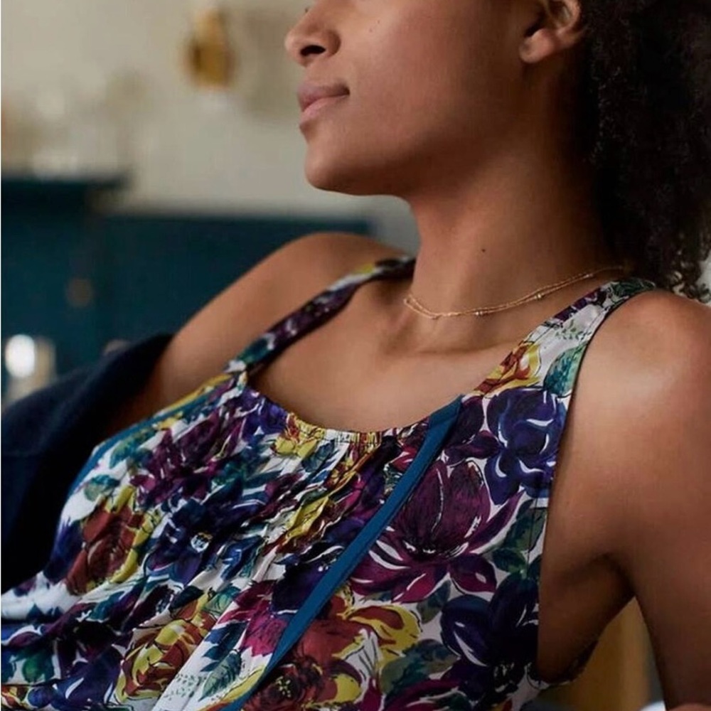 Flowy floral short dress. Tiny brand from Anthropologie. New without tags. - Picture 5 of 9